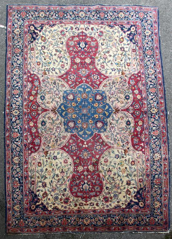 A Tabriz carpet, 13ft 2in by 9ft 4in.